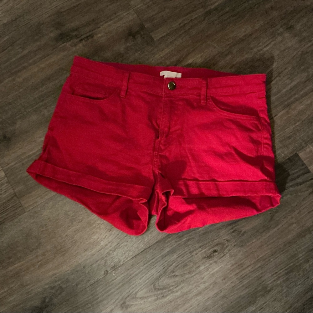 Women's Red Shorts